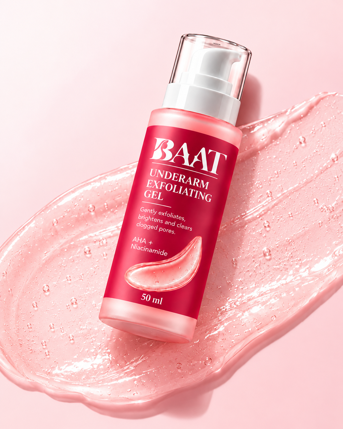 BAAT AHA + Niacinamide Underarm Exfoliating Gel